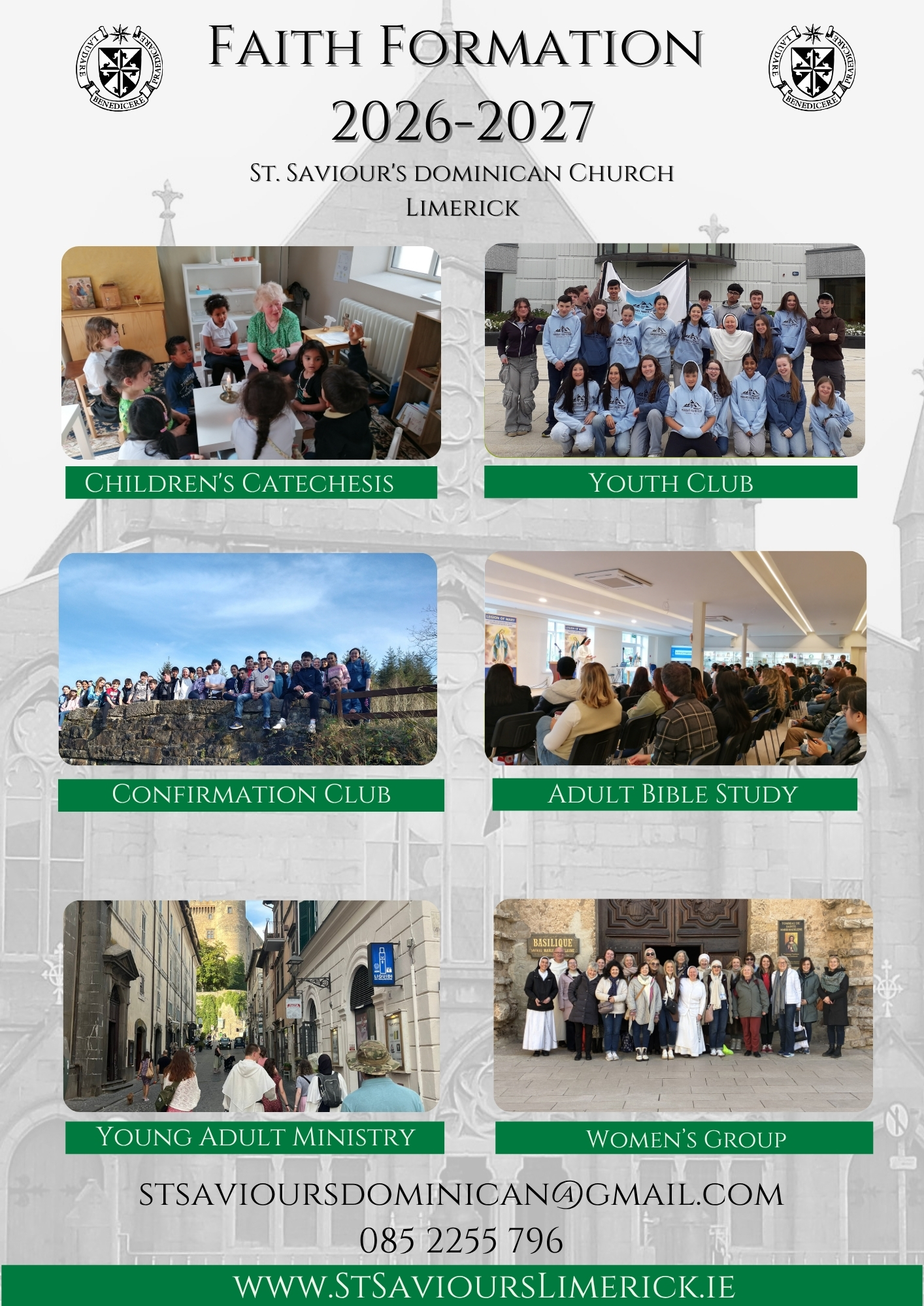 Upcoming faith formation programmes 2026-27