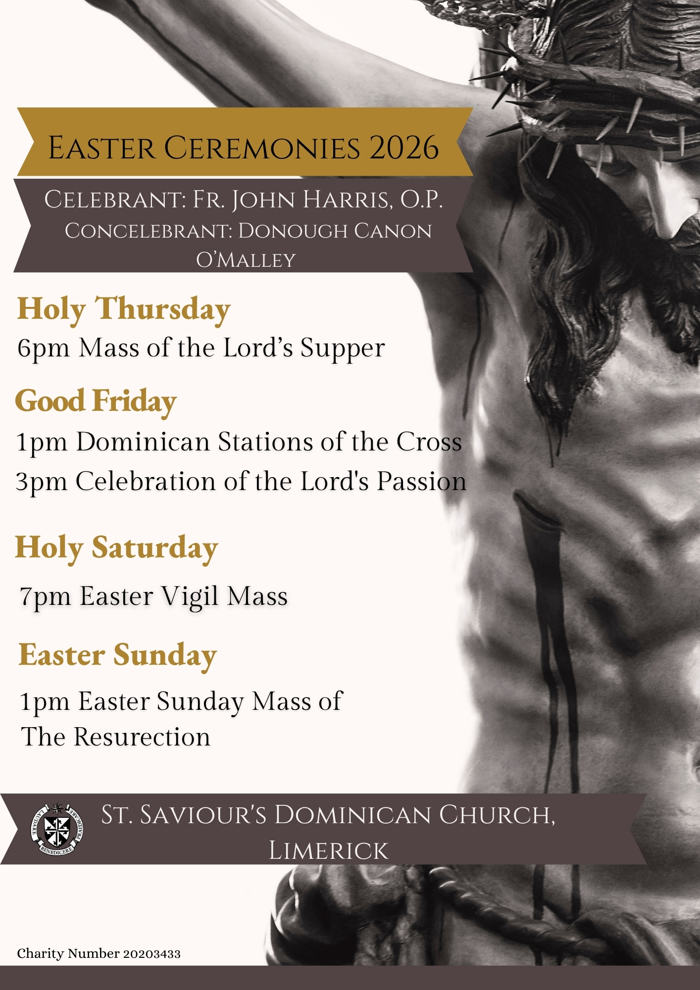 Easter ceremonies 2026