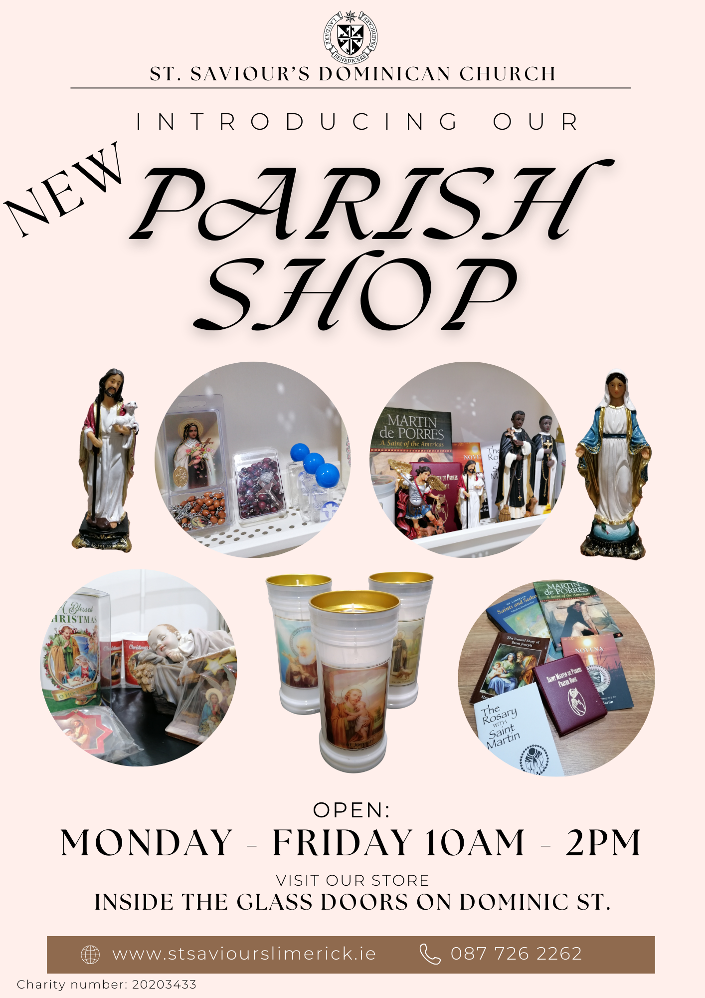 New parish shop poster